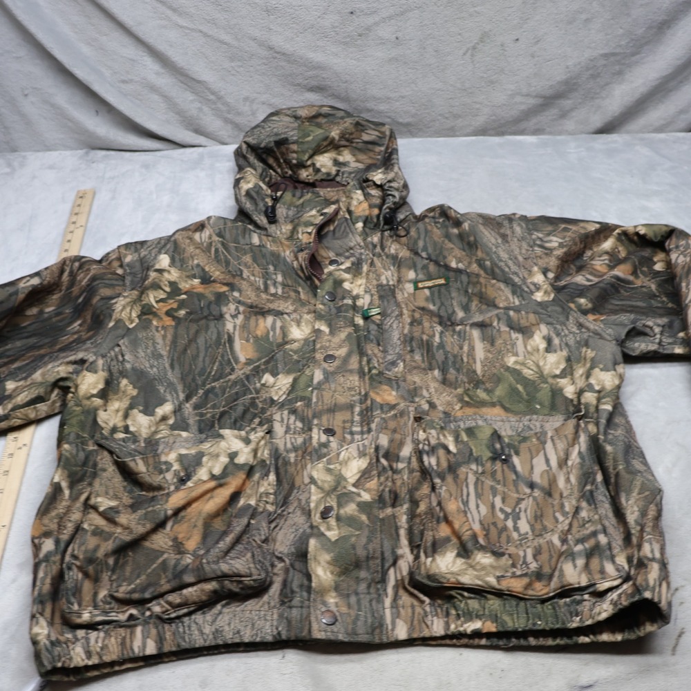 Remington Jacket‎ Mens XL Mossy Oak Break Up Camo Hunting Utility Field Outdoor